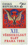 40451 MNH CHEQUIA 1994 XII RALLIE PAN-SOKOL - Neufs