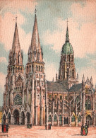 CPSM - Illustration BARDAY - BAYEUX - La Cathédrale - Edition Barré Dayez / N°2080 E - Barday