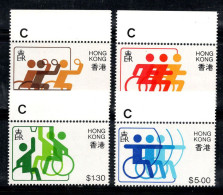 Hong Kong 1982 Mi. 404-407 Neuf ** 100% SPORT, HANDICAPÉ - Unused Stamps