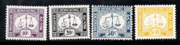 Hong Kong 1976 Mi. 22-25 Neuf ** 100% Timbre-taxe - Postage Due