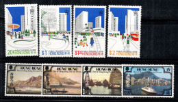 Hong Kong 1981-82 Mi. 376-383 Neuf ** 100% Logement Social, Port - Unused Stamps