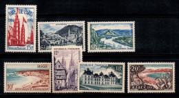 France 1954 Yv. 975-981 Neuf ** 100% Paris, Tourisme, Paysages, Vues - Neufs