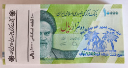 Iran 10000 10.000 Riyals Surcharge Overprint 100 Pcs Bundle UNC - Iran