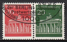 Berlin, MiNr. W 42, Gestempelt, A- 2858 - Se-Tenant