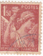 Timbre De France Oblitéré - 1939-44 Iris