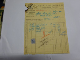 TORINO   --- CARTA  - TIPOGRAFIA  - LITOGRAFIA - ACCESSORI ---    DITTA ANTONIETTI  DI GIUSEPPE CHYESA - Italia