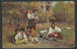 Gypsy Tsigane Cigány Zigeuner - Vino Di China Ferruginoso SERRAVALLO - Trieste - Postcard(see Sales Condition)11784 - Werbepostkarten