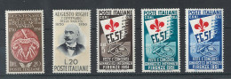 Italy 1951 Venice Fine Arts, RIGHI & Gymnastics Festival Sets F Mint Sg758-9, 78 - Used