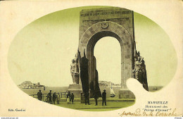 030 102 - CPA - France (13) Bouches-du-Rhône - Marseille - Monument  Des Poilus D'Orient - Endoume, Roucas, Corniche, Playas
