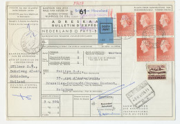 Em. Juliana Pakketkaart Schiedam Nieuwland - Belgie 1964 - Sin Clasificación