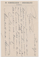 Firma Briefkaart Ruurloo 1896 - Architect - Sin Clasificación