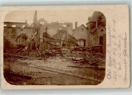 39994321 - Landser In Den Ruinen Einer Zerstoerten Stadt Privatfoto AK Feldpost WK I 187. Inf.-Div. - Other & Unclassified