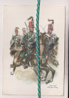 Uniformes Belges, Belgische Uniformen, Jagers Te Paard, Chasseurs A Cheval, 2e Regiment, 1842 - Uniforms