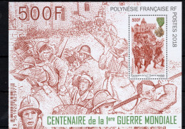 France Polynésie - Feuillet Neuf 2** 1202 De 2018 - Hojas Y Bloques
