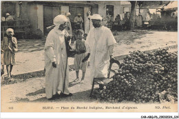 CAR-ABQP6-0457-ALGERIE - BLIDA - Place Du Marché Indigène - Marchand D'oignons - Blida