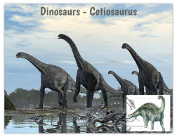 UK GB 2025 Dinosaur Dinosaurs Dinosauria Dinosaurus MINT/BLANK PPC Maxim/Picture Post Card As Per Scan - Rhinocéros