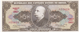 BRAZIL 5 Cruzeiros ND UNC, P-176a - Brésil