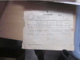 Telegram Slunj To  Slavonski Brod 1940 - Covers & Documents