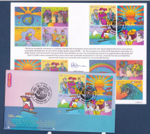 Nations Unies- FDC - Premier Jour Carte Maximum - YT N° 457 à 460 - Sommet Mondial Pour Le Développement Durable - 2002 - FDC