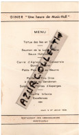 MONTE-CARLO .RESTAURANT DES AMBASSADEURS . UNE HEURE DE MUSIC -HALL . 1938 - Material Und Zubehör