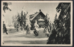 AK Mummelsee /nördl. Hochschwarzwald, Hotel Mummelsee Im Schnee, Inh. Karl Bürk - Hochschwarzwald