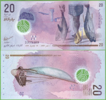 MALDIVES 20 RUFIYAA 2020  P-27(2)  UNC POLIMER - Maldives