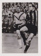 Luis Suárez Spanish Soccer, Football Legend, Vintage B&W Bulgarian Photo Postcard RPPc 10.5cm.x14.7cm. (77609) - Football