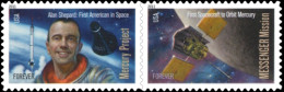 2011 Space, Project Mercury, Mint Pair - Nuevos