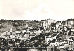 De223 Cartolina Ginosa Panorama Lato Ponente Con Chiesa Matrice Taranto - Taranto