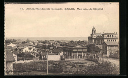 CPA Dakar, Vue Prise De L`Hopital - Senegal
