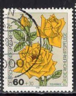 Berlin Poste Obl Yv:642 Mi:681 Teehybride (Beau Cachet Rond) - Rosen