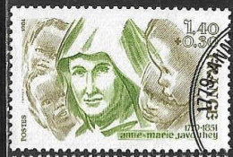 France Poste Obl Yv:2150 Mi:2246 Anne-Marie Javouhey Soeur Missionaire (TB Cachet Rond) - Christianisme