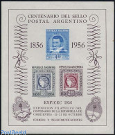 Argentina 1956 Stamp Centenary S/s, Mint NH, 100 Years Stamps - Stamps On Stamps - Unused Stamps