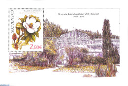 Slovakia 2020 Botanical Garden S/s, Mint NH, Nature - Flowers & Plants - Gardens - Neufs