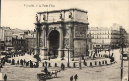 CPA Marseille La Porte D'Aix - Oude Haven (Vieux Port), Saint Victor, De Panier