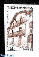 Andorra, French Post 1983 Architecture 1v, Imperforated, Mint NH, Art - Architecture - Ungebraucht