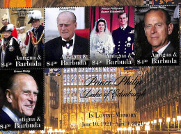 Antigua & Barbuda 2021 Prince Philip 5v M/s, Mint NH - Antigua En Barbuda (1981-...)