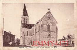 CPA - MORMAISON (Vendée) La Place De L'Eglise ( Canton De Aizenay ) L. V. Phot. - Aizenay
