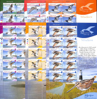 Alderney 2009 Birds 6 M/s, Mint NH, Nature - Various - Birds - Birds Of Prey - Lighthouses & Safety At Sea - Lighthouses
