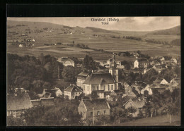 AK Gersfeld Rhön, Totale Der Stadt Mit Der Kirche Im Zentrum - Rhön