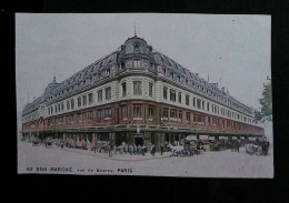 Cp, Commerce, Magasin "Au Bon Marché" Rue De Sèvres, 75, Paris, Dos Simple, Vierge - Tiendas