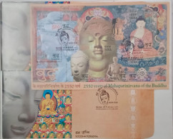 India 2018 Buddha Purnima With Miniature Sheet Of Buddha Special Cover As Per Scan - Buddhism