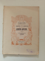 Ce29,antico Spartito,sonaten,joseph Haydn, - Scores & Partitions