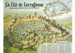 CARCASSONNE - Vue Ancienne De La Cité - Carcassonne