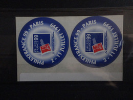 VIGNETTES PHILEXFRANCE 99 NEUVES - Stickers