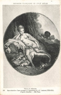 ART - Vénus En Réflexion - J F Janine - Charlier - Gravure - Les Maîtres De Estampe Au XVIIIᵉ S - Carte Postale Ancienne - Verzamelingen & Kavels
