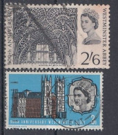 GREAT BRITAIN 416-417,used,hinged - Churches & Cathedrals