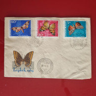 Enveloppe Premier Jour D'emission Avec Cachet Spécial Et Varieté De Timbres - MAGYAR POSTA - FDC