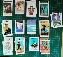 22 Olympic Games Stcikers (13 Different) - Olympiade - General Chocolate Antwerpen - Autres & Non Classés