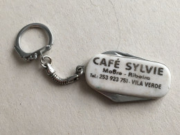 Portugal Ribeira Porto Cafe Sylvie - Key Ring Porte Cles Keychain Schlusselring - Porte-clefs